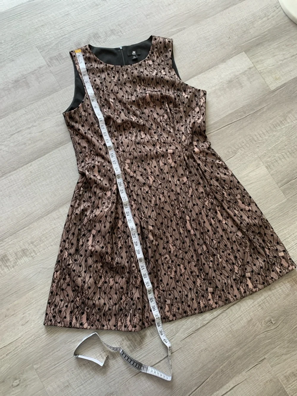 Jason Wu Pink Dress with Black Lace Overlay